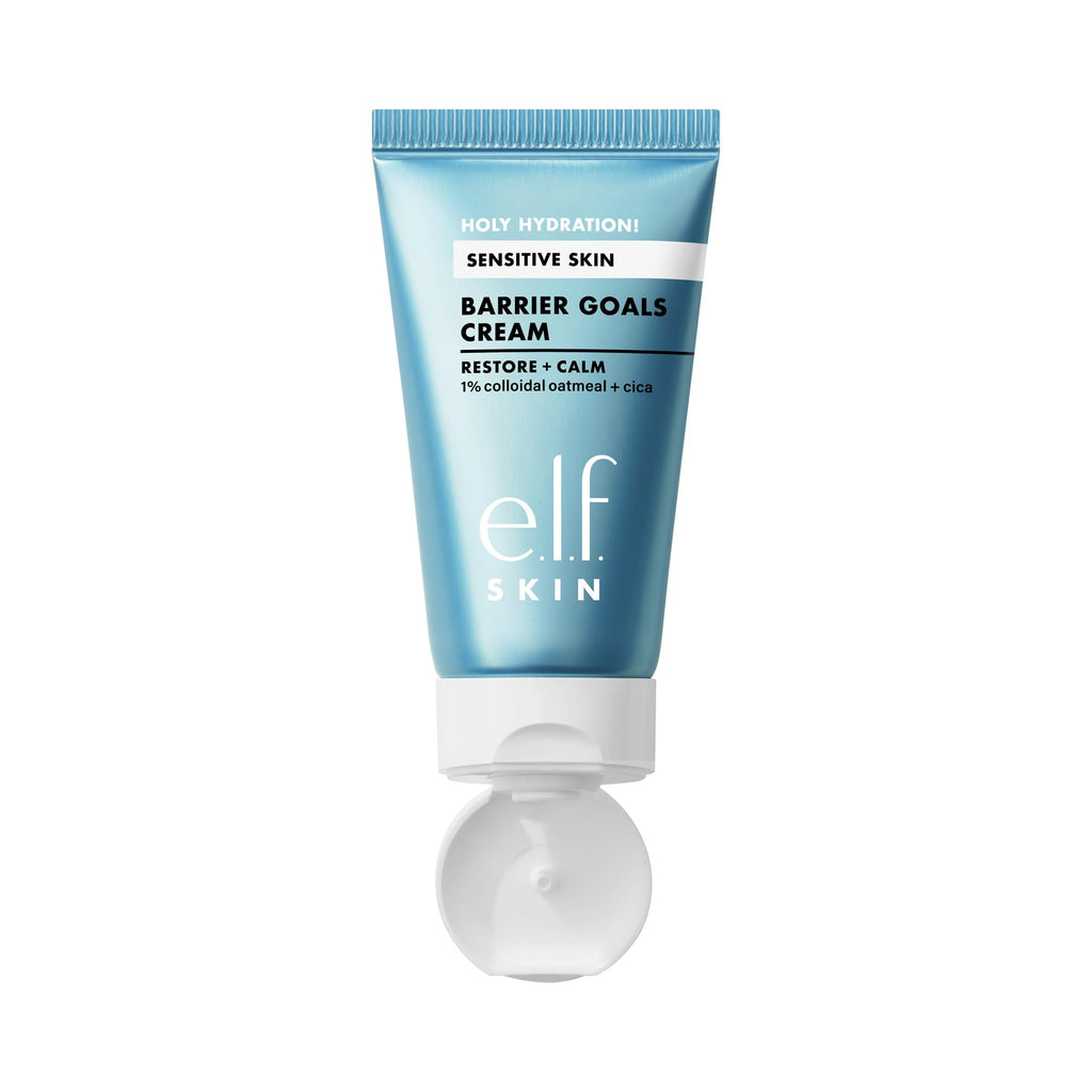 e.l.f. SKIN Holy Hydration! Barrier Goals Cream, Rich Face Moisturizer For Hydrating & Soothing, Helps Visibly Reduce Redness, Vegan & Cruelty-Free