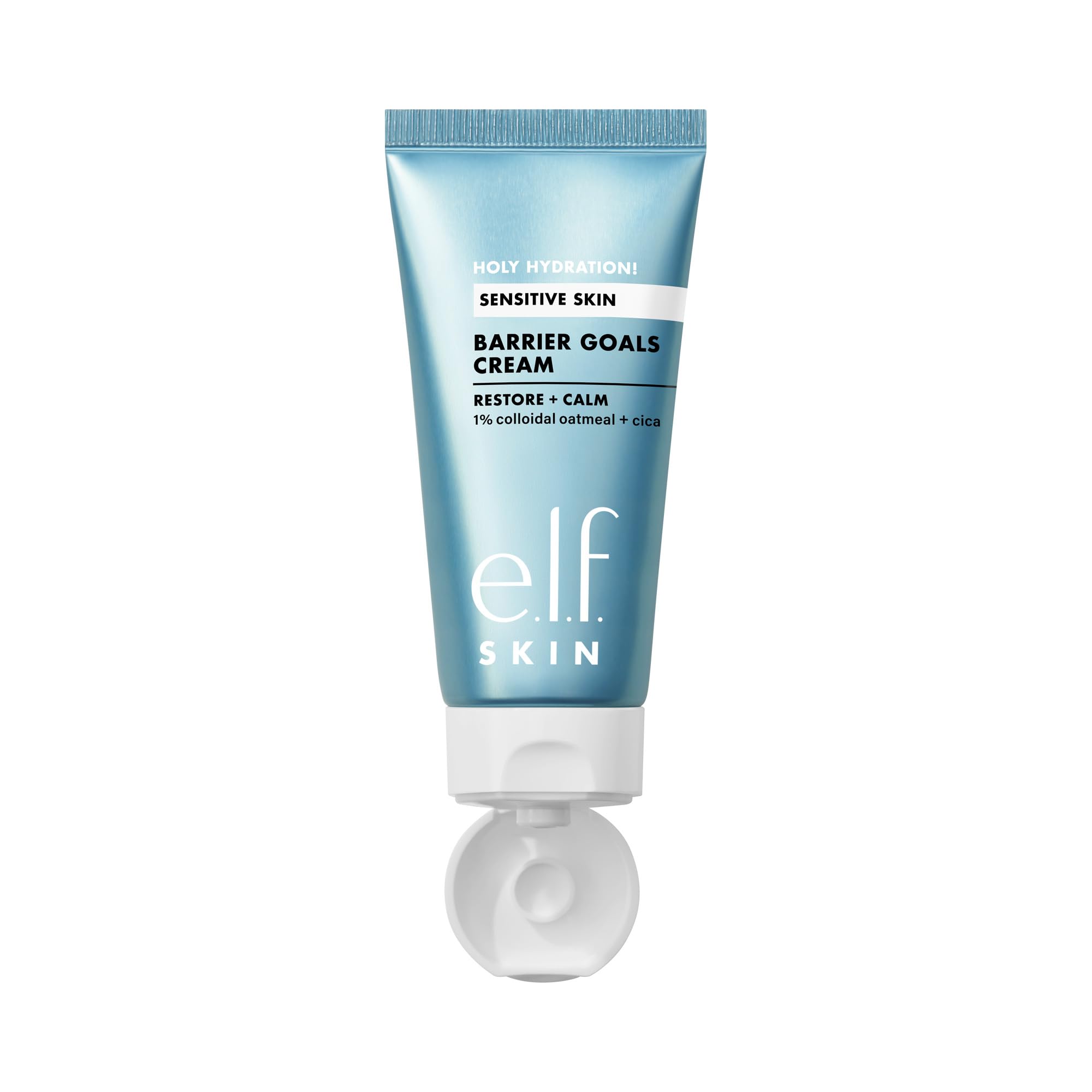 e.l.f. SKIN Holy Hydration! Barrier Goals Cream, Rich Face Moisturizer For Hydrating & Soothing, Helps Visibly Reduce Redness, Vegan & Cruelty-Free