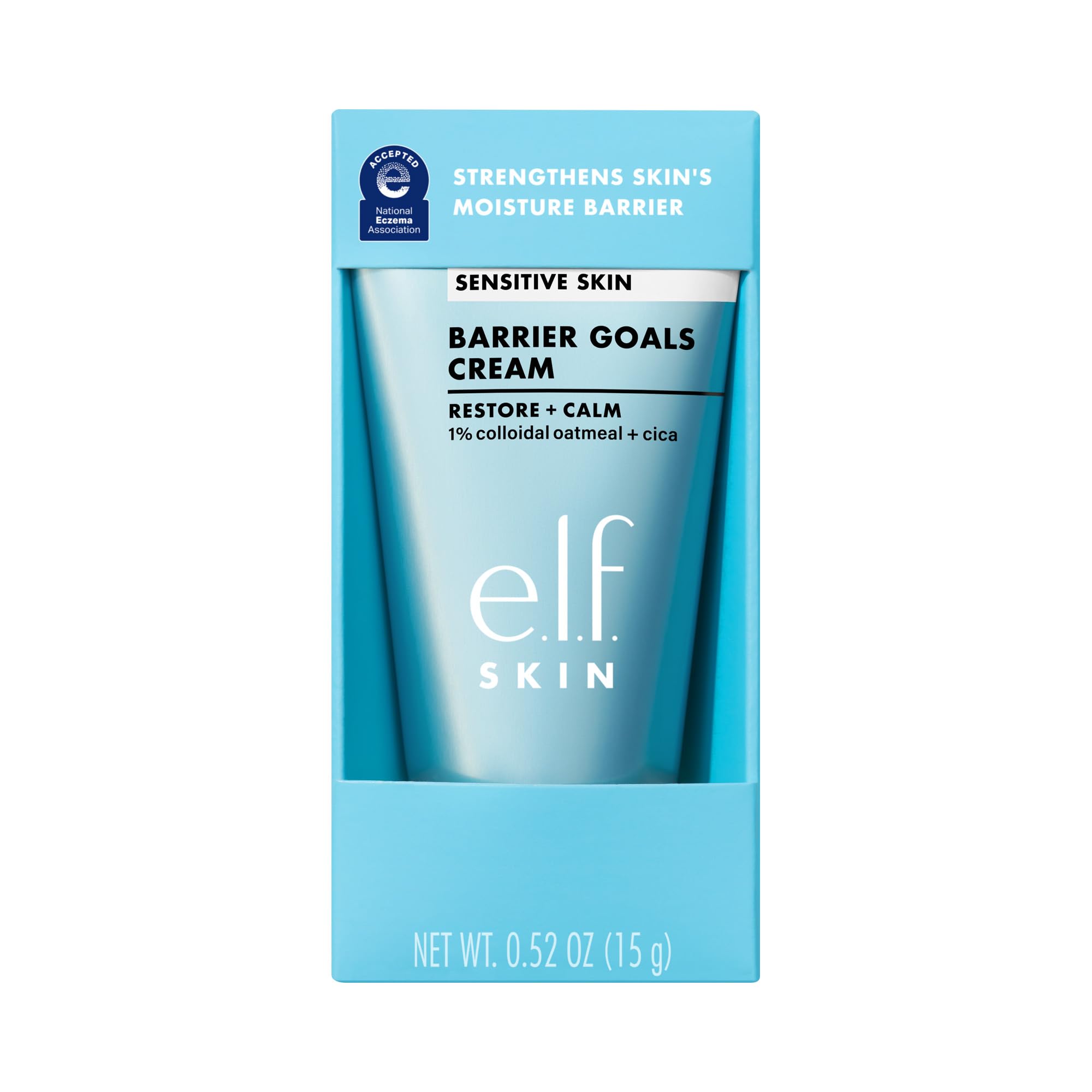 e.l.f. SKIN Holy Hydration! Barrier Goals Cream, Rich Face Moisturizer For Hydrating & Soothing, Helps Visibly Reduce Redness, Vegan & Cruelty-Free