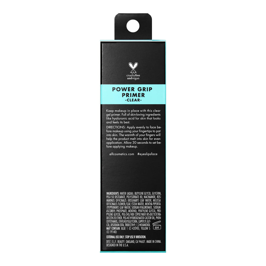 e.l.f. Power Grip Primer Jumbo, Gel-Based & Hydrating Face Primer For Smoothing Skin & Gripping Makeup, Moisturizes & Primes, 2.5 oz