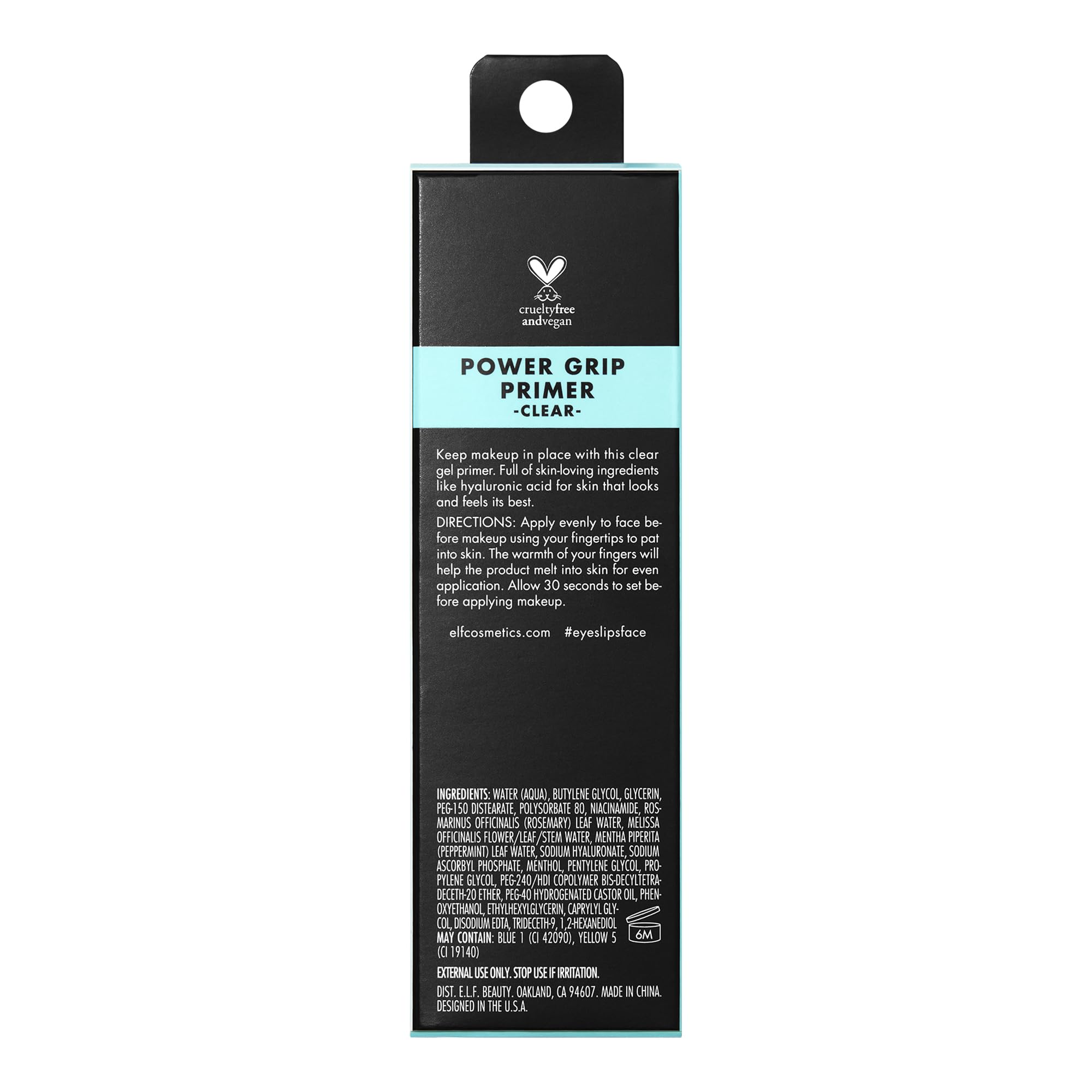 e.l.f. Power Grip Primer Jumbo, Gel-Based & Hydrating Face Primer For Smoothing Skin & Gripping Makeup, Moisturizes & Primes, 2.5 oz