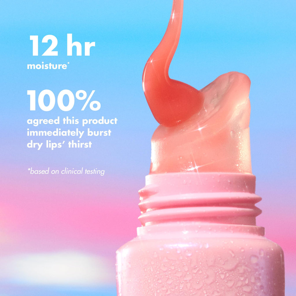 e.l.f. SKIN Thirst Burst Lip Treatment, Hydrating Lip Balm Moisturizer for Plumping & Relieving Dry Lips, Vegan & Cruelty-Free, Guava