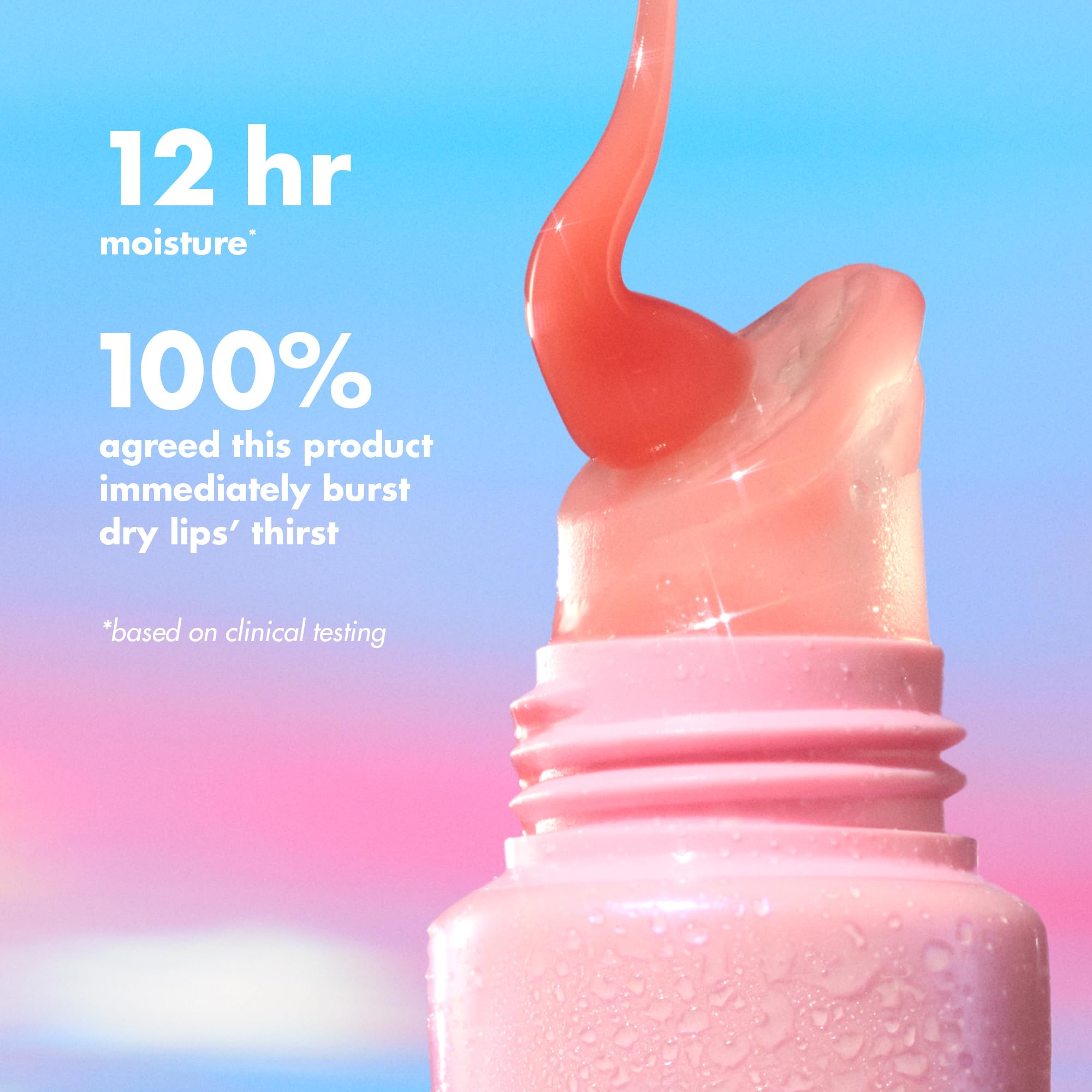 e.l.f. SKIN Thirst Burst Lip Treatment, Hydrating Lip Balm Moisturizer for Plumping & Relieving Dry Lips, Vegan & Cruelty-Free, Guava