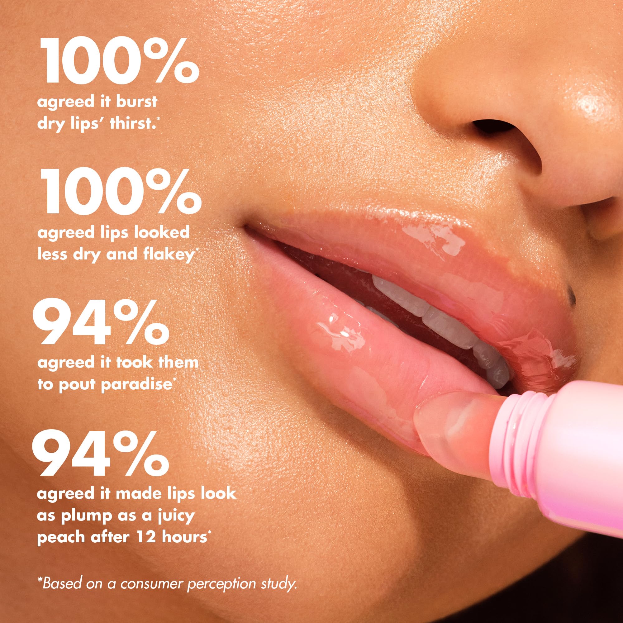 e.l.f. SKIN Thirst Burst Lip Treatment, Hydrating Lip Balm Moisturizer for Plumping & Relieving Dry Lips, Vegan & Cruelty-Free, Guava